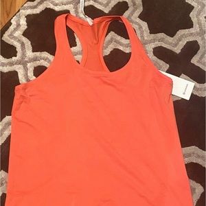 Lululemon ORANGE Racerback tank NWT Sz 16